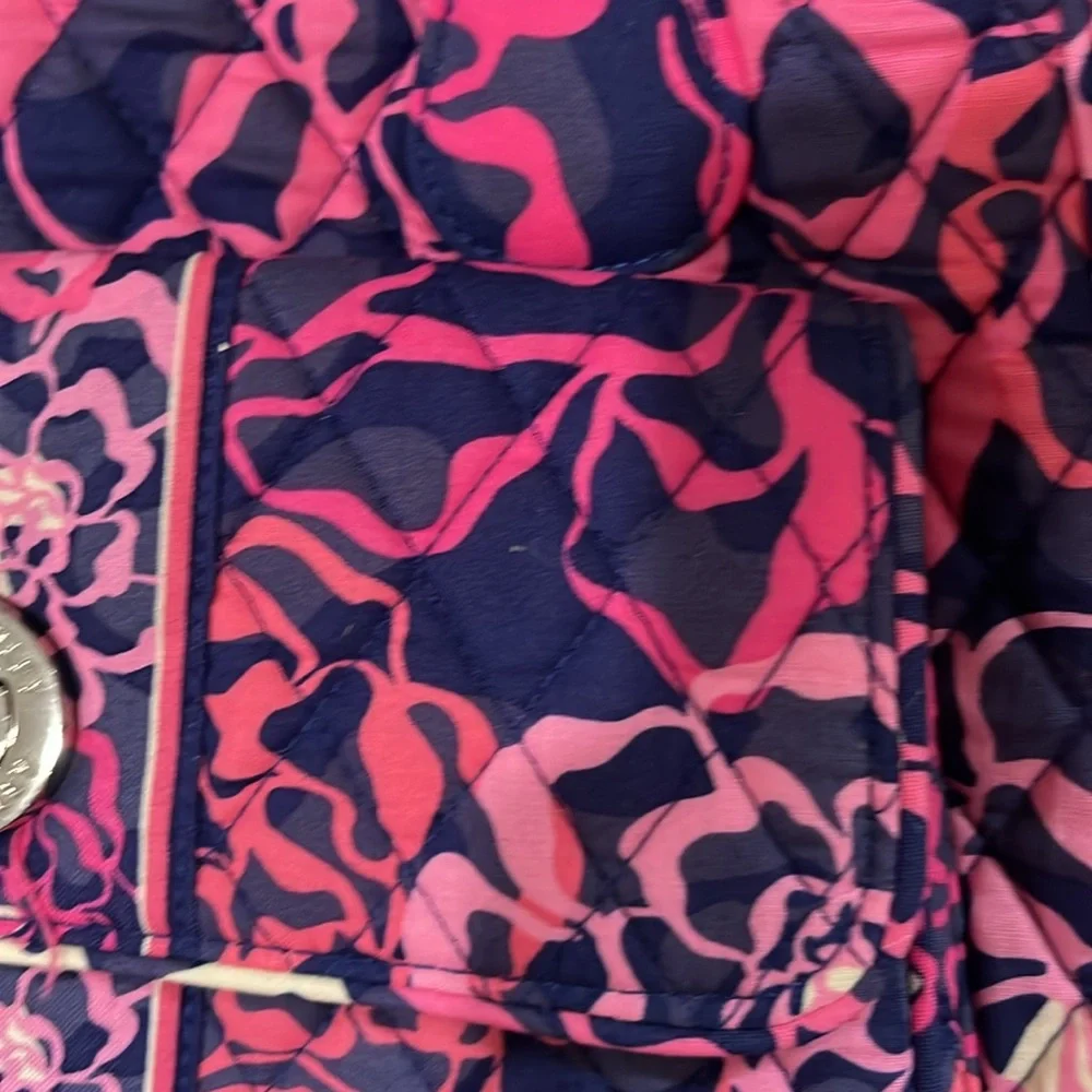 Vera Bradley Turnlock satchel in katalina pink